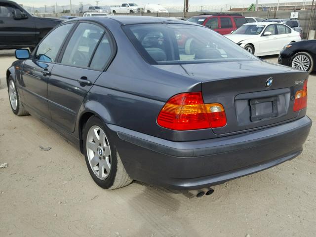 WBAET37412NG84750 - 2002 BMW 325 I GRAY photo 3