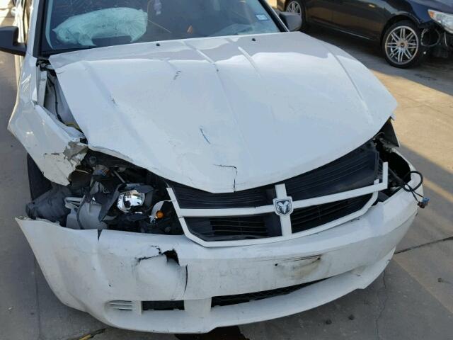 1B3CC4FD0AN195643 - 2010 DODGE AVENGER SX WHITE photo 9