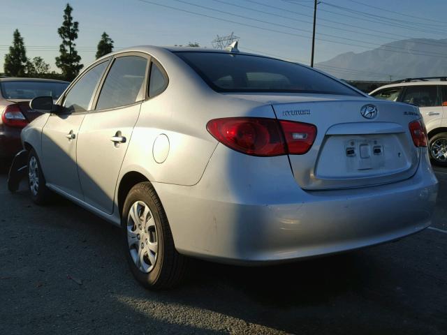 KMHDU46D99U700138 - 2009 HYUNDAI ELANTRA GL SILVER photo 3