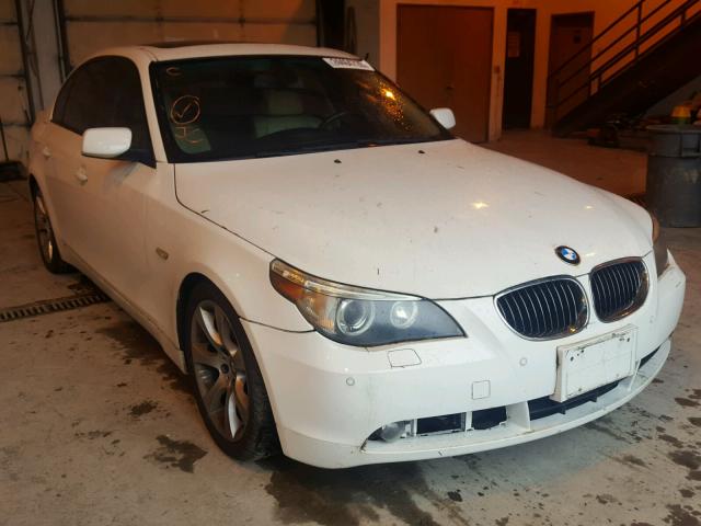 WBANB33565CN63145 - 2005 BMW 545 I WHITE photo 1