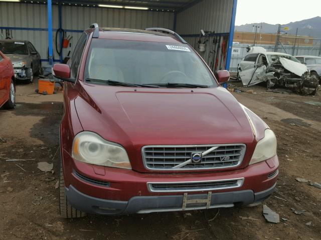 YV4CZ852771332787 - 2007 VOLVO XC90 V8 BURGUNDY photo 9