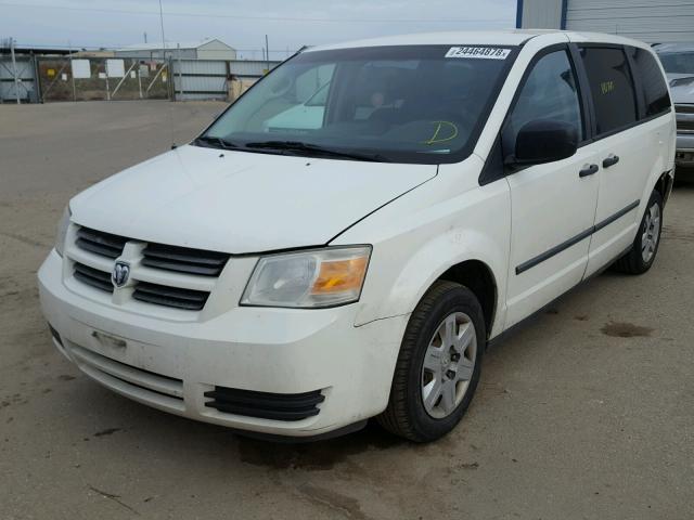 1D8HN44H08B156598 - 2008 DODGE GRAND CARA WHITE photo 2