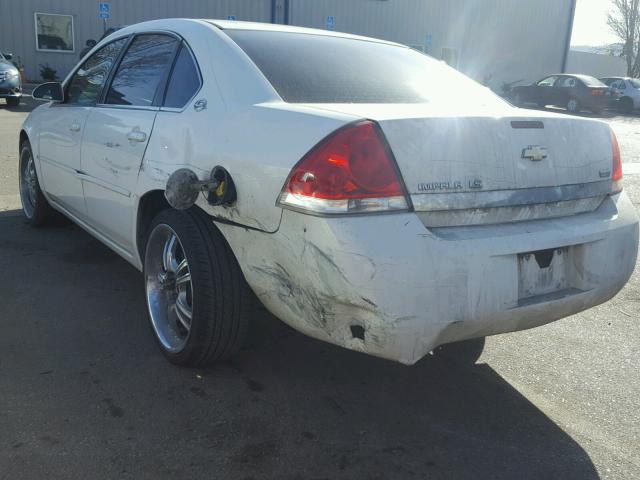 2G1WB55K279408259 - 2007 CHEVROLET IMPALA LS WHITE photo 3