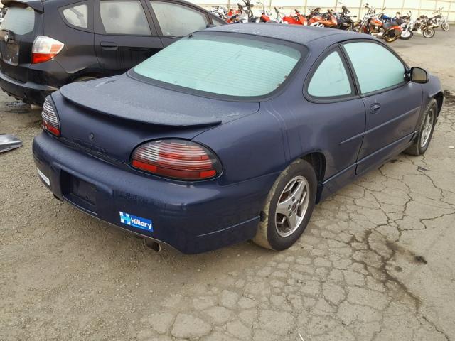 1G2WP12K91F158138 - 2001 PONTIAC GRAND PRIX Կապույտ լուսանկար 4