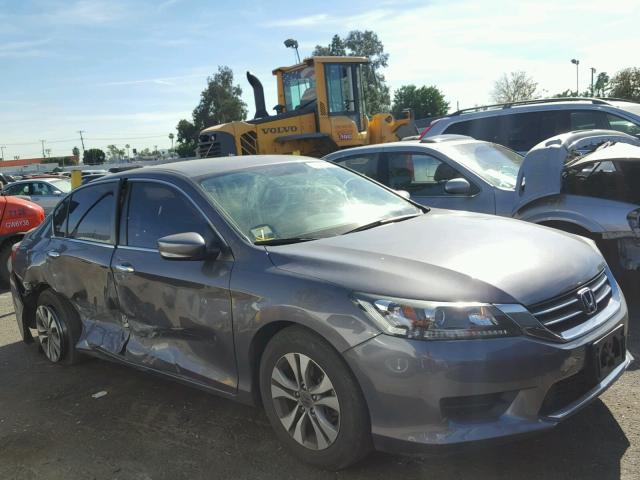 1HGCR2F31FA002859 - 2015 HONDA ACCORD LX GRAY photo 1