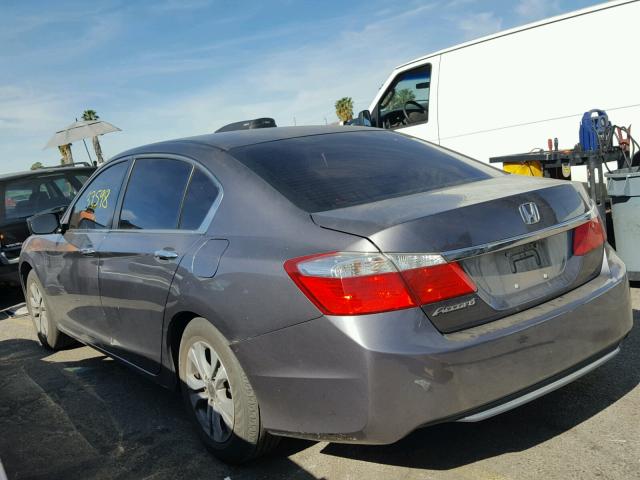 1HGCR2F31FA002859 - 2015 HONDA ACCORD LX GRAY photo 3