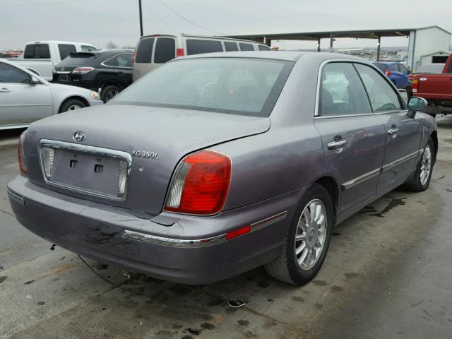 KMHFU45E25A402447 - 2005 HYUNDAI XG 350 GRAY photo 4