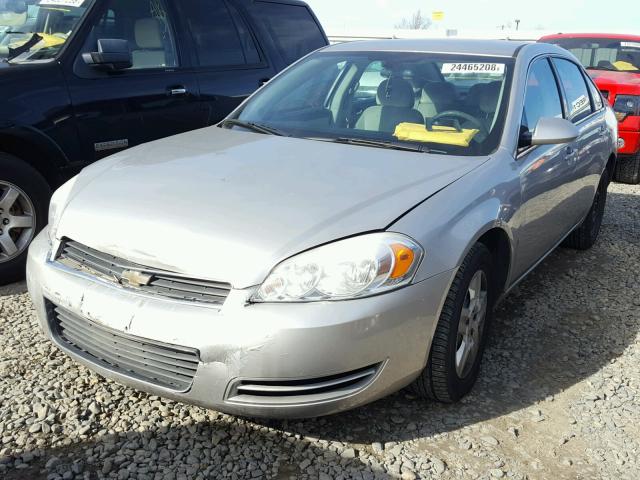 2G1WB58K189248498 - 2008 CHEVROLET IMPALA LS SILVER photo 2