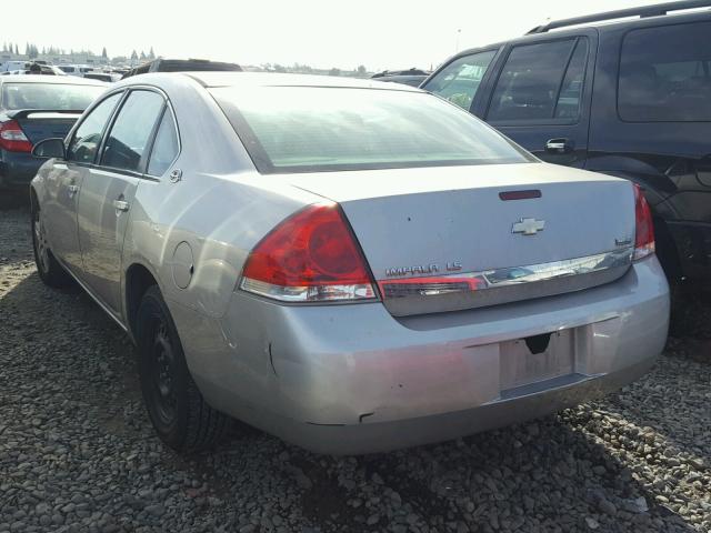 2G1WB58K189248498 - 2008 CHEVROLET IMPALA LS SILVER photo 3