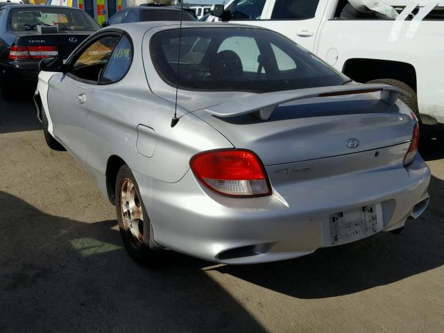 KMHJG25F31U225138 - 2001 HYUNDAI TIBURON SILVER photo 3