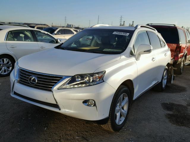 JTJBK1BA5D2021982 - 2013 LEXUS RX 350 WHITE photo 2