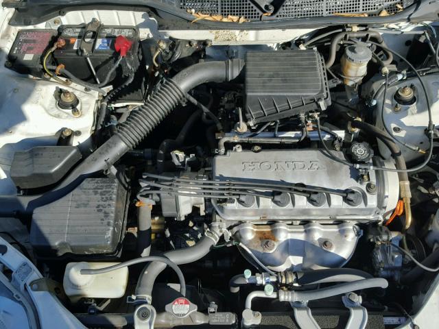 JHMEJ6677YS005916 - 2000 HONDA CIVIC LX WHITE photo 7