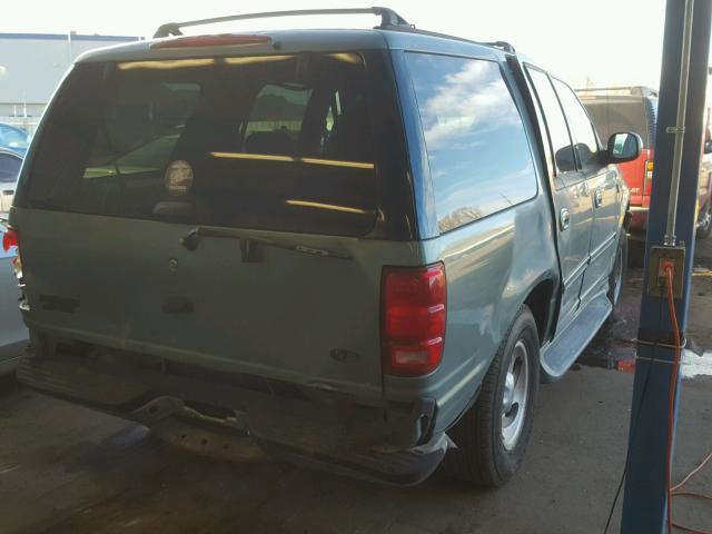 1FMFU18L7VLB47386 - 1997 FORD EXPEDITION GREEN photo 4