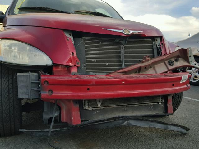 3C8FY68B54T214548 - 2004 CHRYSLER PT CRUISER RED photo 9