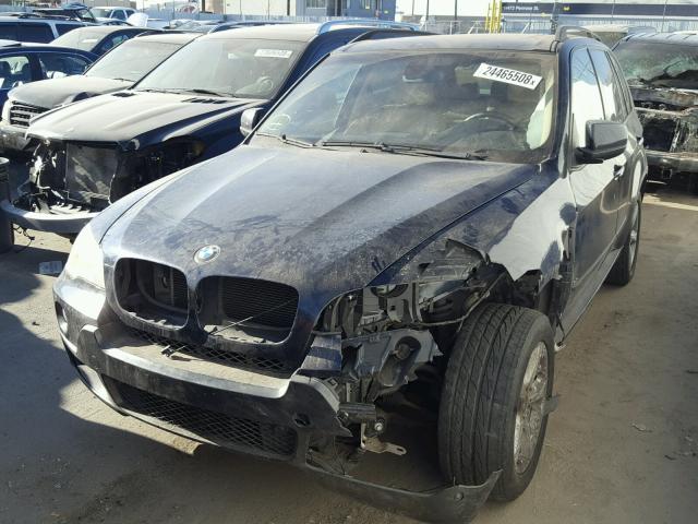 5UXFE43558L026872 - 2008 BMW X5 3.0I BLUE photo 2