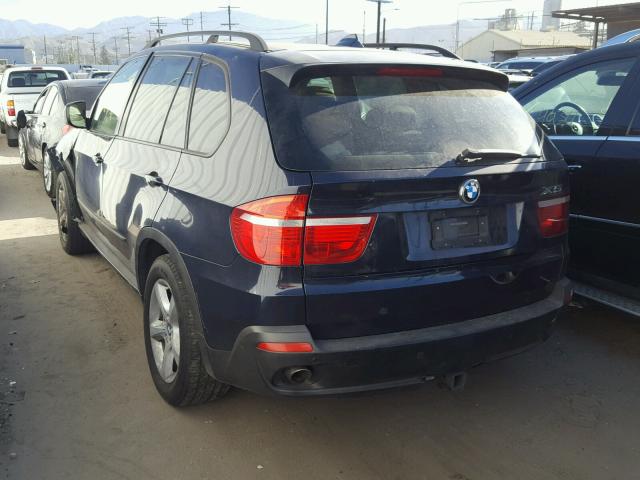 5UXFE43558L026872 - 2008 BMW X5 3.0I BLUE photo 3