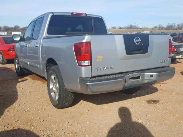 1N6BA07A27N241413 - 2007 NISSAN TITAN XE SILVER photo 3