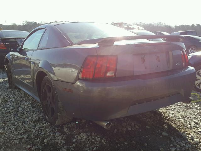 1FAFP40483F364156 - 2003 FORD MUSTANG GRAY photo 3