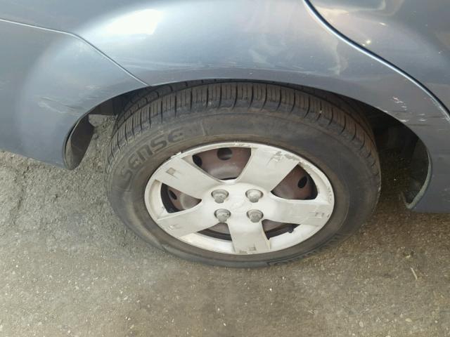 KL1TD56696B577690 - 2006 CHEVROLET AVEO BASE BLUE photo 9