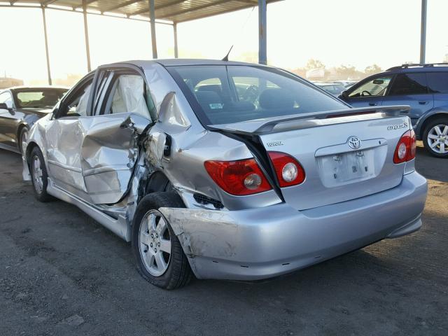 1NXBR30E47Z878833 - 2007 TOYOTA COROLLA CE SILVER photo 3