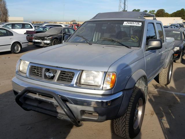 1N6ED27Y4YC403276 - 2000 NISSAN FRONTIER C SILVER photo 2