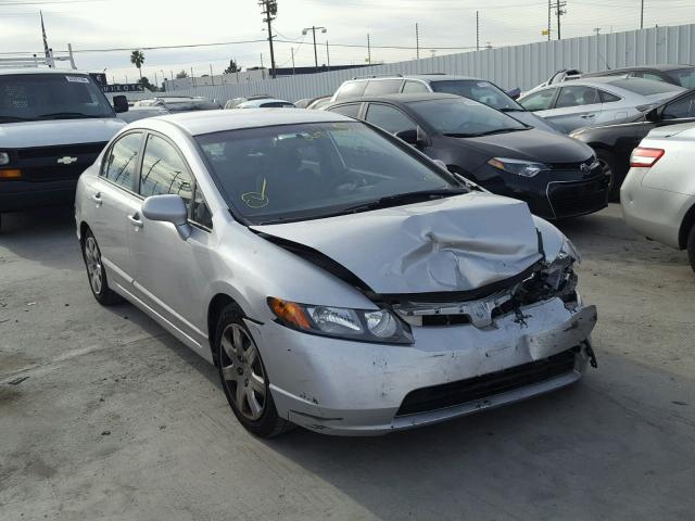 1HGFA16537L013092 - 2007 HONDA CIVIC LX SILVER photo 1