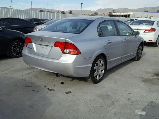 1HGFA16537L013092 - 2007 HONDA CIVIC LX SILVER photo 4