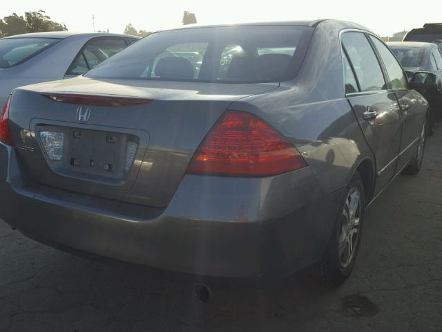 1HGCM567X6A064523 - 2006 HONDA ACCORD EX GRAY photo 4