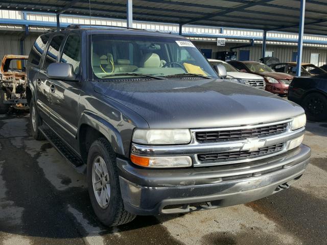 3GNFK16T62G215948 - 2002 CHEVROLET SUBURBAN K GRAY photo 1