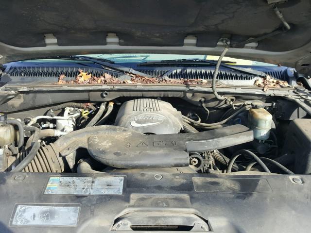 3GNFK16T62G215948 - 2002 CHEVROLET SUBURBAN K GRAY photo 7