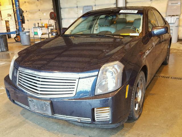 1G6DM57N130164904 - 2003 CADILLAC CTS BLUE photo 2