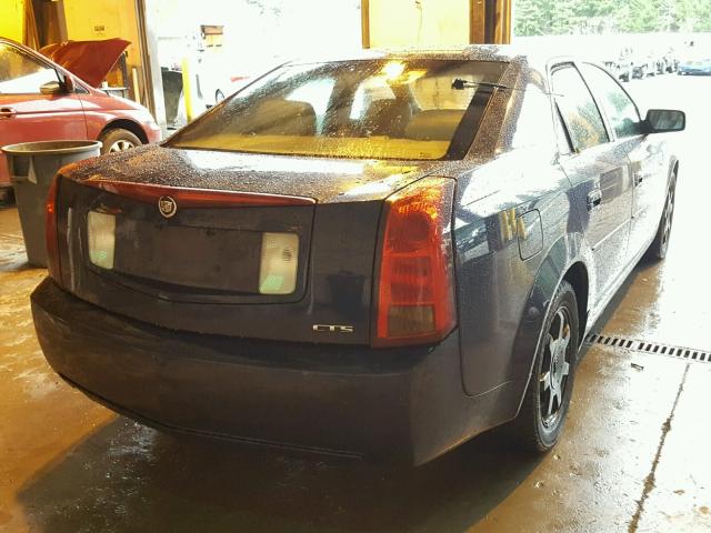 1G6DM57N130164904 - 2003 CADILLAC CTS BLUE photo 4