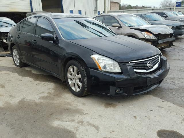 1N4BA41E57C849174 - 2007 NISSAN MAXIMA SE BLACK photo 1