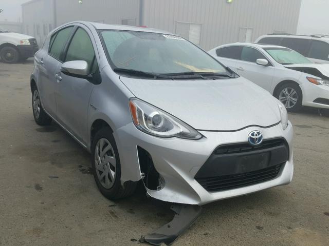 JTDKDTB30F1109941 - 2015 TOYOTA PRIUS C SILVER photo 1