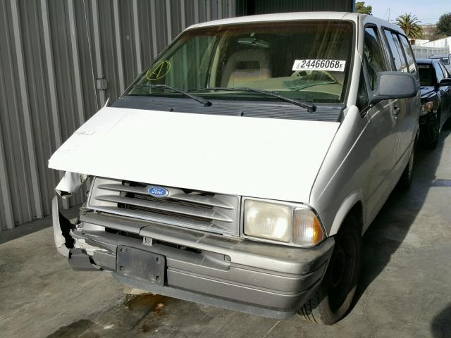 1FMDA11U5VZB96974 - 1997 FORD AEROSTAR WHITE photo 2