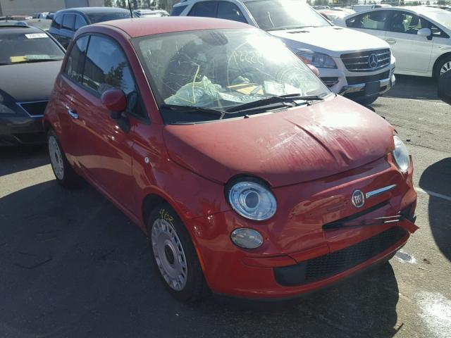 3C3CFFAR6FT614062 - 2015 FIAT 500 POP RED photo 1