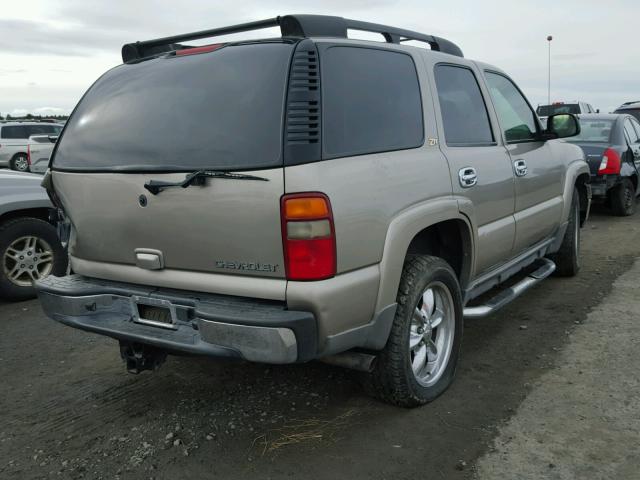 1GNEK13Z93R184359 - 2003 CHEVROLET TAHOE K150 TAN photo 4