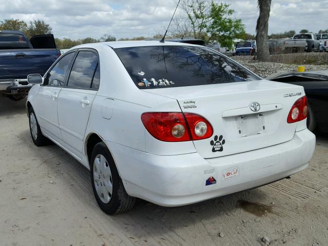 1NXBR32E46Z693631 - 2006 TOYOTA COROLLA CE WHITE photo 3