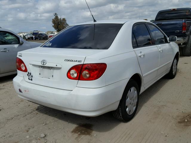 1NXBR32E46Z693631 - 2006 TOYOTA COROLLA CE WHITE photo 4