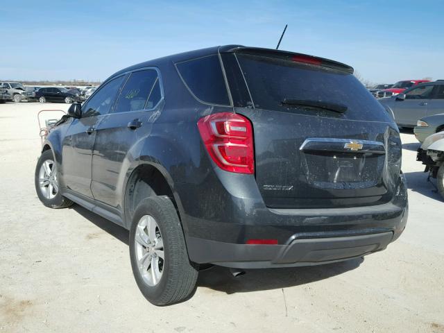 2GNALBEK3H1564914 - 2017 CHEVROLET EQUINOX LS GRAY photo 3