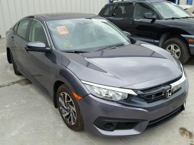 19XFC2F83GE044585 - 2016 HONDA CIVIC EX GRAY photo 1