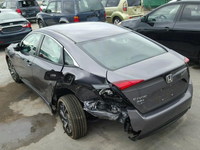 19XFC2F83GE044585 - 2016 HONDA CIVIC EX ნაცრისფერი ფოტო 3