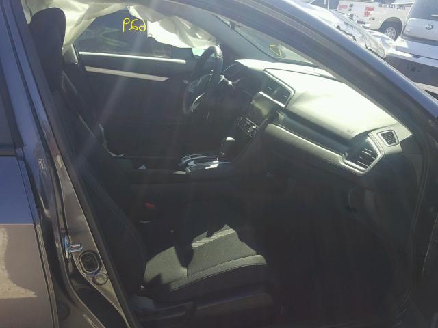 19XFC2F83GE044585 - 2016 HONDA CIVIC EX ნაცრისფერი ფოტო 5