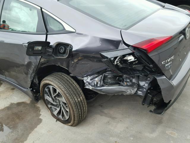 19XFC2F83GE044585 - 2016 HONDA CIVIC EX ნაცრისფერი ფოტო 9