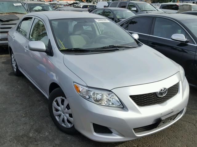 1NXBU4EE4AZ253692 - 2010 TOYOTA COROLLA BA SILVER photo 1