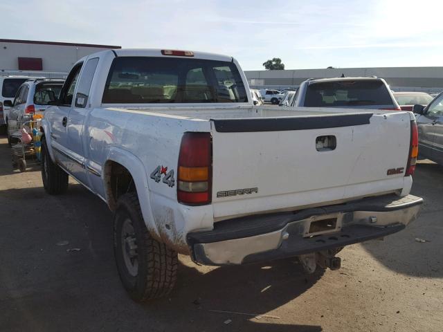 1GTHK29101E274565 - 2001 GMC SIERRA K25 WHITE photo 3