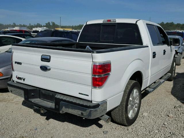 1FTFW1CF0EFD08708 - 2014 FORD F150 SUPER WHITE photo 4