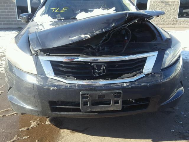 1HGCP26308A128333 - 2008 HONDA ACCORD LX BLACK photo 10