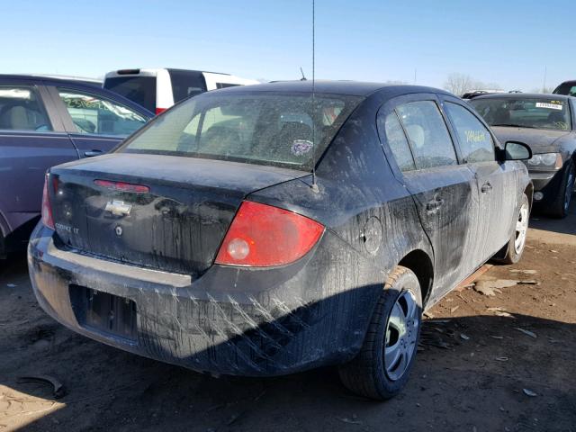 1G1AT58H597162206 - 2009 CHEVROLET COBALT LT BLACK photo 4