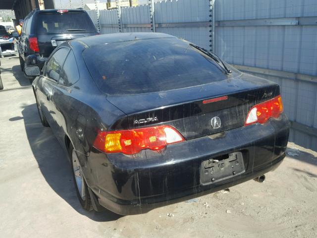 JH4DC53833C009042 - 2003 ACURA RSX BLACK photo 3